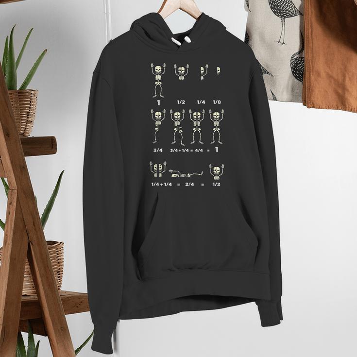 Halloween Skeleton Math Fraction Teacher Men Women Women's Hoodie, funny gift Halloween Skeleton Math Fraction Teacher Men Women Women's Hoodie, funny gift