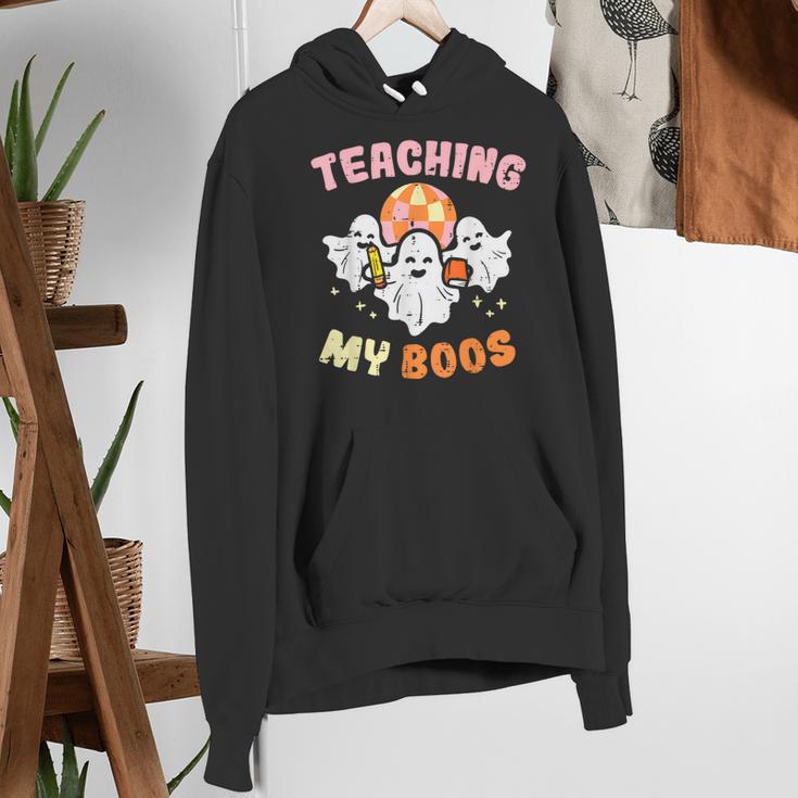 Halloween Teacher Teaching My Boos Costume Teacher Men Women Women's Hoodie, funny gift