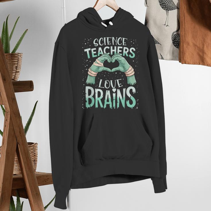 Halloween Teacher Tshirts Science Teachers Love Brains Women's Hoodie, Science Teacher Hoodies, funny gift