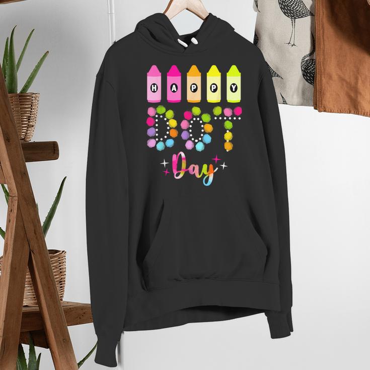 Happy Dot Day 2025 Teacher Kids Girls Colorful Polka Dot Day Women's Hoodie, funny gift Happy Dot Day 2025 Teacher Kids Girls Colorful Polka Dot Day Women's Hoodie, funny gift