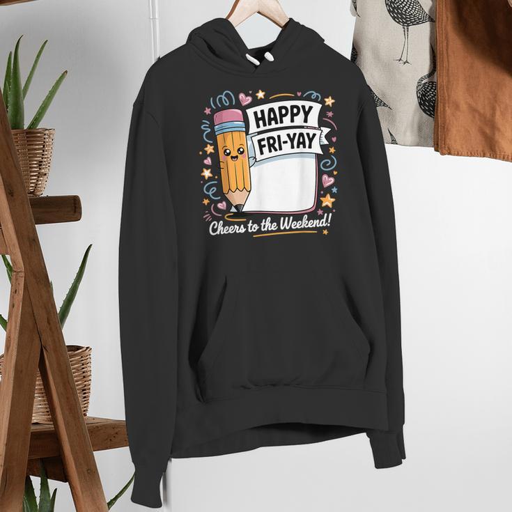 Happy Fri-Yay Teacher Fry Yay Friday Weekend Women's Hoodie, funny gift