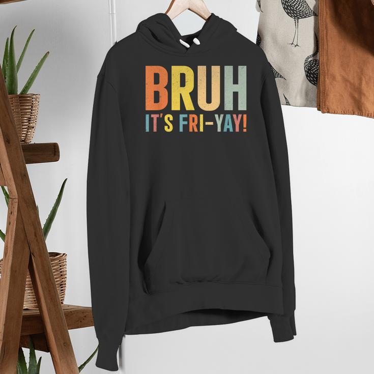 Happy Friyay Teacher Shirt Cute Teacher Fashion Bruh Fri-Yay Women's Hoodie, funny gift