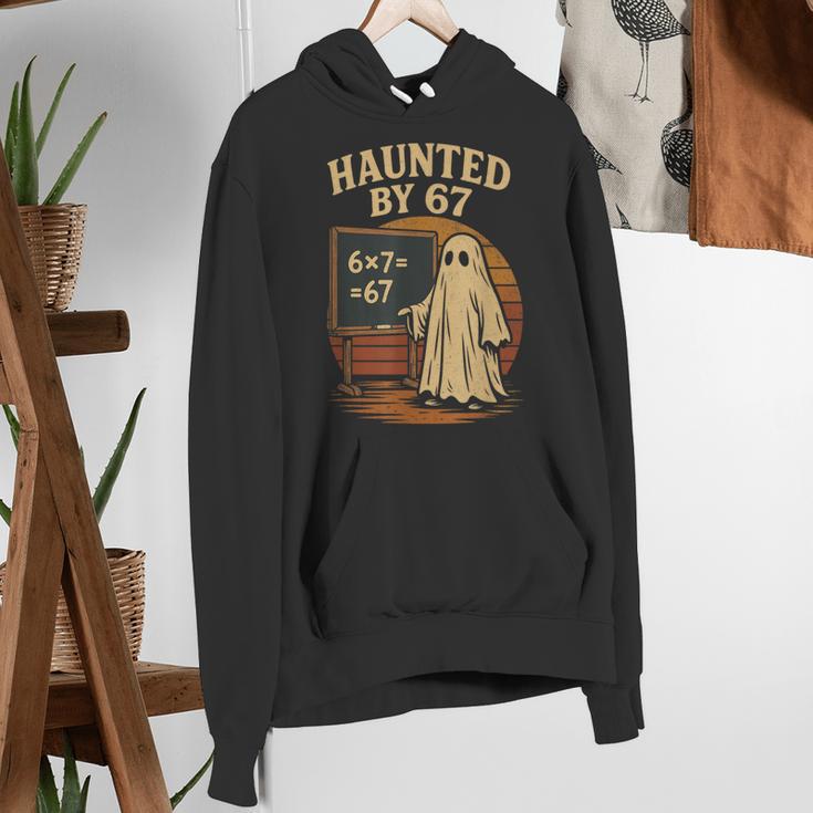 Haunted By 67 Ghost Math Joke Student Halloween Nerd Teacher Women's Hoodie, funny gift Haunted By 67 Ghost Math Joke Student Halloween Nerd Teacher Women's Hoodie, funny gift