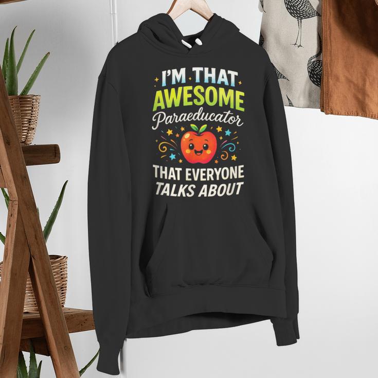 I'm That Awesome Paraeducator Teacher Women's Hoodie, funny gift