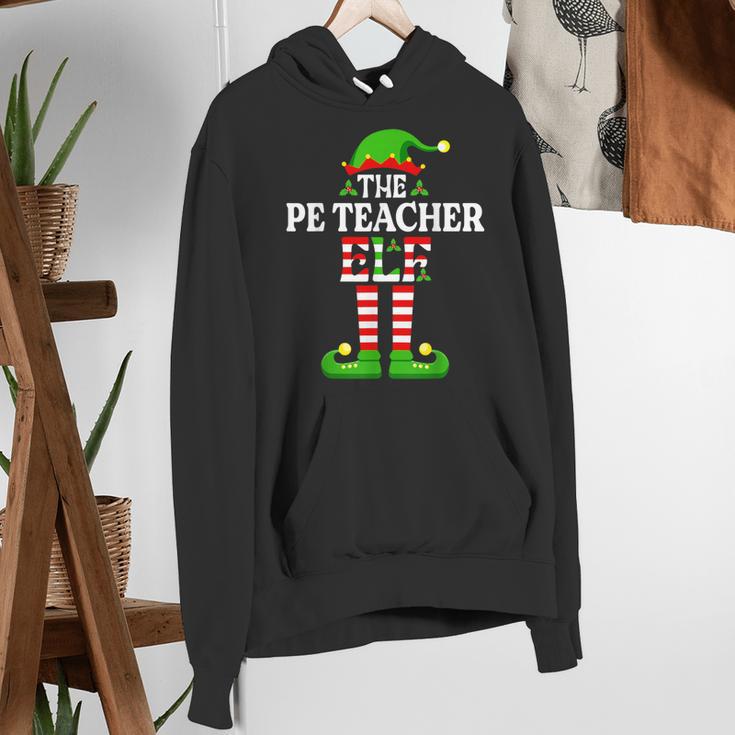 I'm The PE Teacher Elf Christmas Family Matching Women's Hoodie, Pe Teacher Hoodies, funny gift