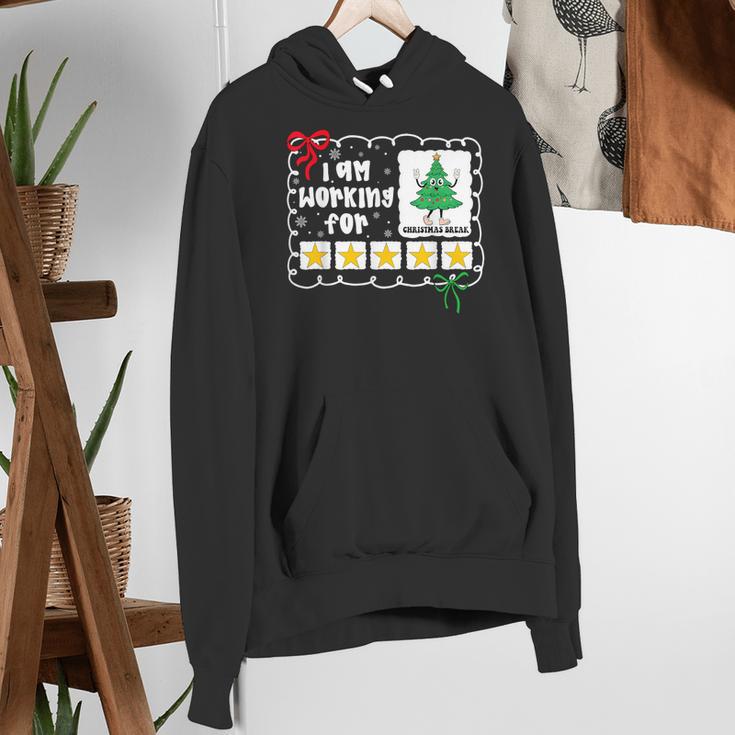 I'm Working For Christmas Break 5 Stars Christmas Teacher Women's Hoodie, funny gift I'm Working For Christmas Break 5 Stars Christmas Teacher Women's Hoodie, funny gift