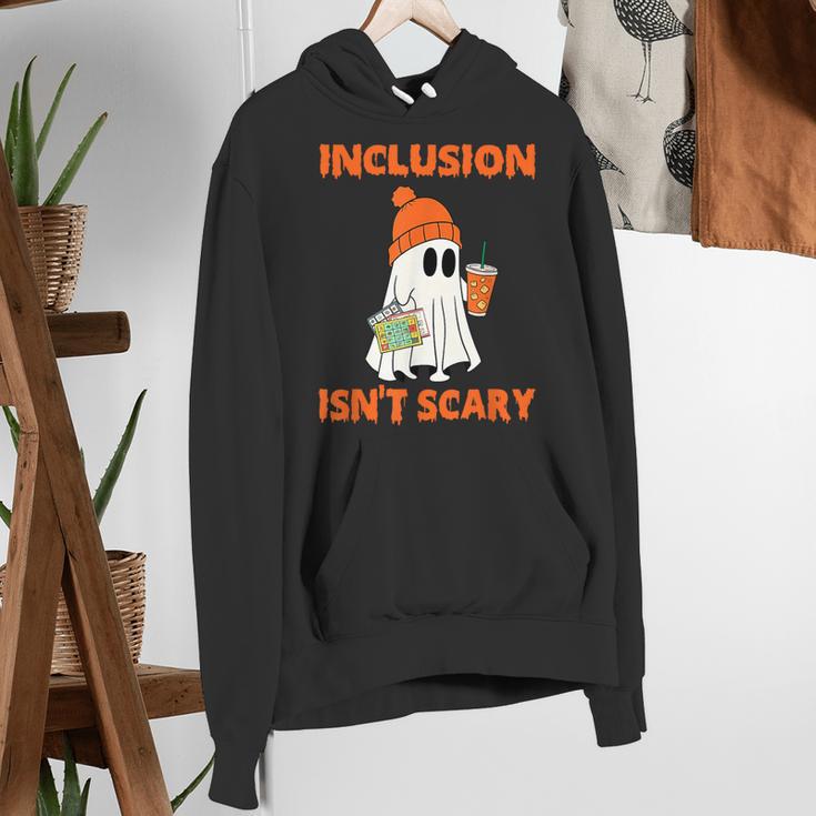 Inclusion Isn't Scary Shirt Halloween SLP Sped Teacher Women's Hoodie, funny gift