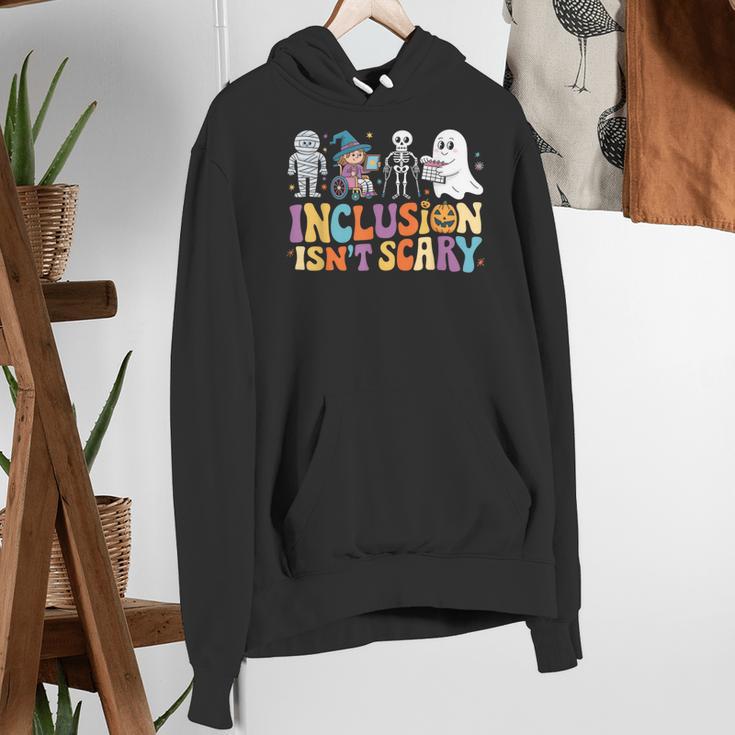 Inclusion Isn't Scary SLP Halloween Sped Teacher Women's Hoodie, funny gift Inclusion Isn't Scary SLP Halloween Sped Teacher Women's Hoodie, funny gift