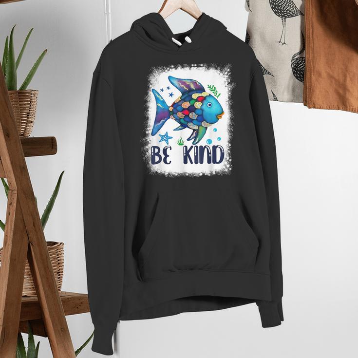 Be Kind Rainbow Fish Teacher Life Back To School Teaching Men Women Women's Hoodie, funny gift Be Kind Rainbow Fish Teacher Life Back To School Teaching Men Women Women's Hoodie, funny gift
