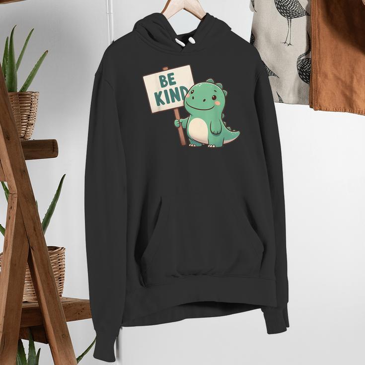 Be Kind Teacher Anti-Bullying Dino Kindness Women Men Boys Women's Hoodie, funny gift
