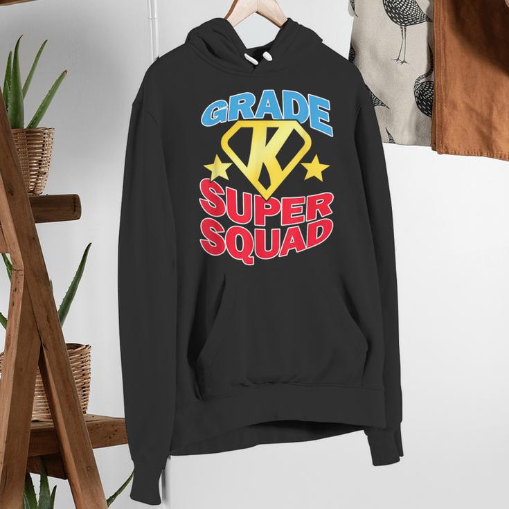 Kindergarten Super Squad Superhero Teacher Team Men Women Girls Kids Women's Hoodie, Super Teacher Hoodies, funny gift