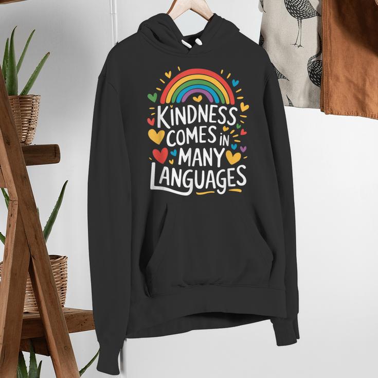 Kindness Comes In Many Languages ESL English Teacher Women's Hoodie, Esl Teacher Hoodies, English Teacher Hoodies, funny gift Kindness Comes In Many Languages ESL English Teacher Women's Hoodie, Esl Teacher Hoodies, English Teacher Hoodies, funny gift