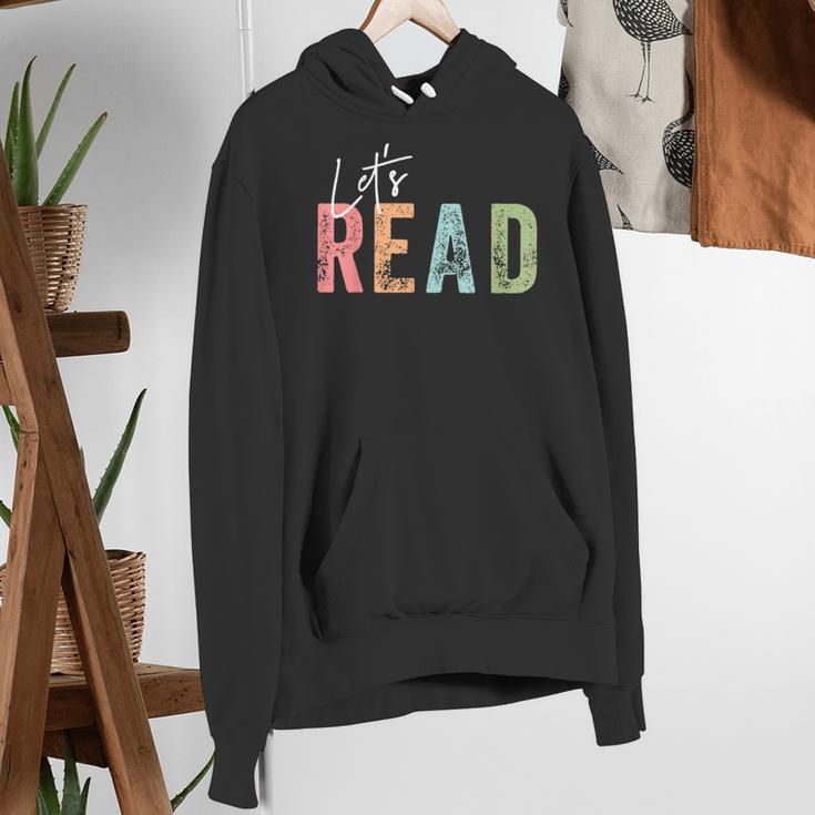 Let's Read Book Nerd Reading Book Lover Librarian Teacher Women's Hoodie, funny gift Let's Read Book Nerd Reading Book Lover Librarian Teacher Women's Hoodie, funny gift
