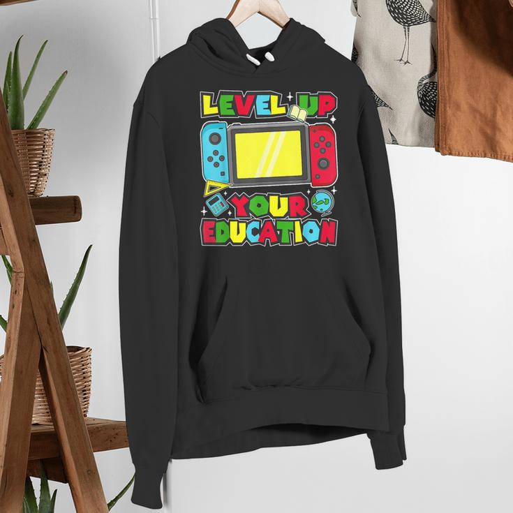 Level Up Your Education Gaming Inspired Teacher Gamers Women's Hoodie, funny gift Level Up Your Education Gaming Inspired Teacher Gamers Women's Hoodie, funny gift