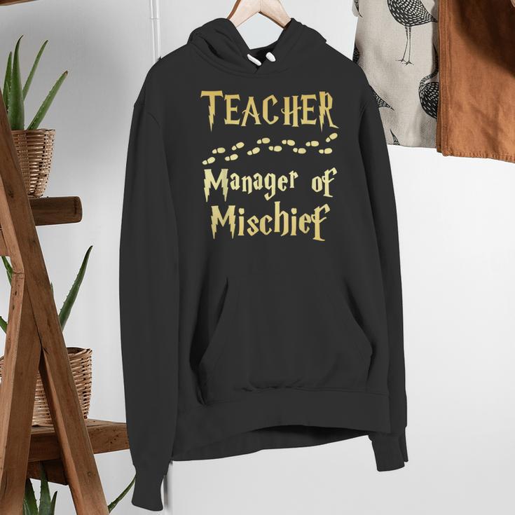 Magical Teacher Manager Of Mischief Birthday Family Party Women's Hoodie, funny gift Magical Teacher Manager Of Mischief Birthday Family Party Women's Hoodie, funny gift