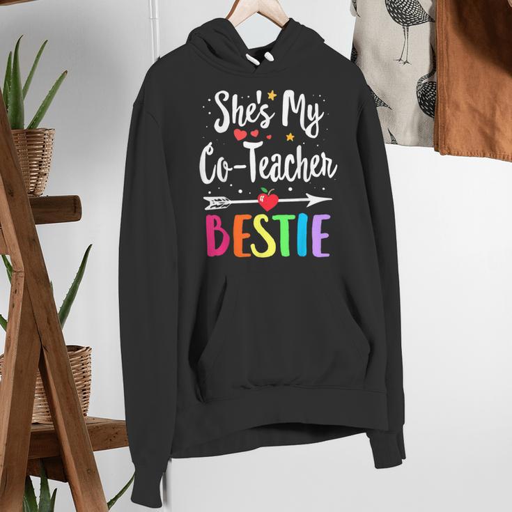 Matching Co-Teacher Best Friend She's My Bestie Work Team Women's Hoodie, funny gift