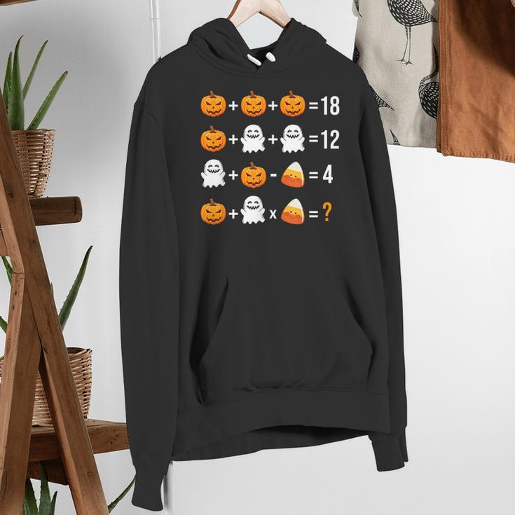 Math Teacher Halloween Equation Pumpkin Ghost Candy Corn Women's Hoodie, funny gift Math Teacher Halloween Equation Pumpkin Ghost Candy Corn Women's Hoodie, funny gift