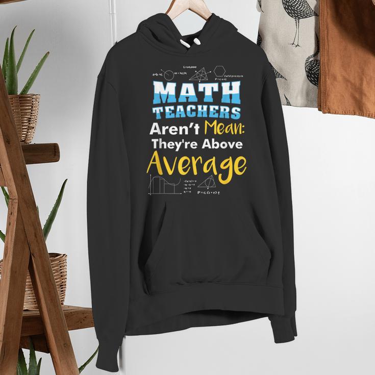 Math Teachers Aren't Mean Sayings Mathematics School Women's Hoodie, funny gift