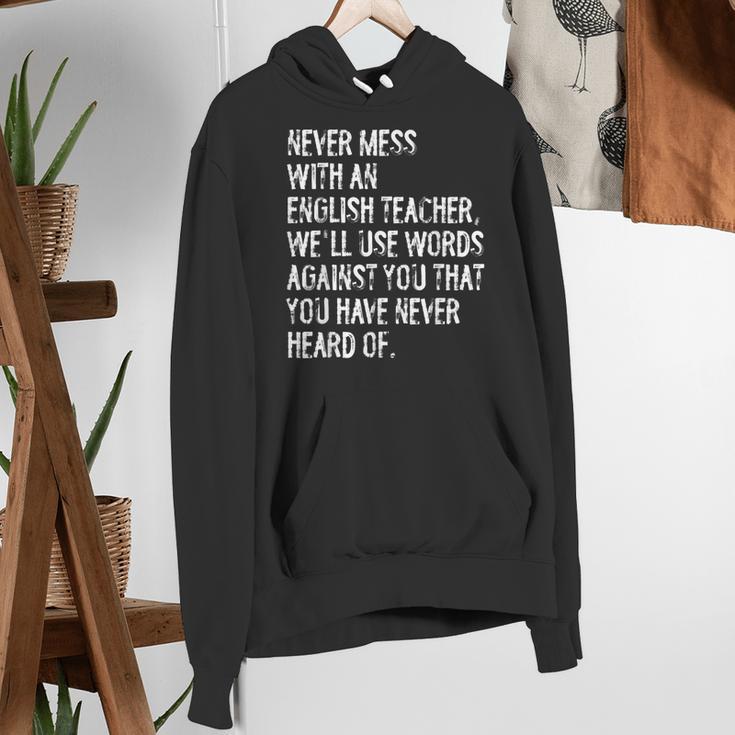 Never Mess With An English Teacher Back To School Women's Hoodie, English Teacher Hoodies, funny gift Never Mess With An English Teacher Back To School Women's Hoodie, English Teacher Hoodies, funny gift