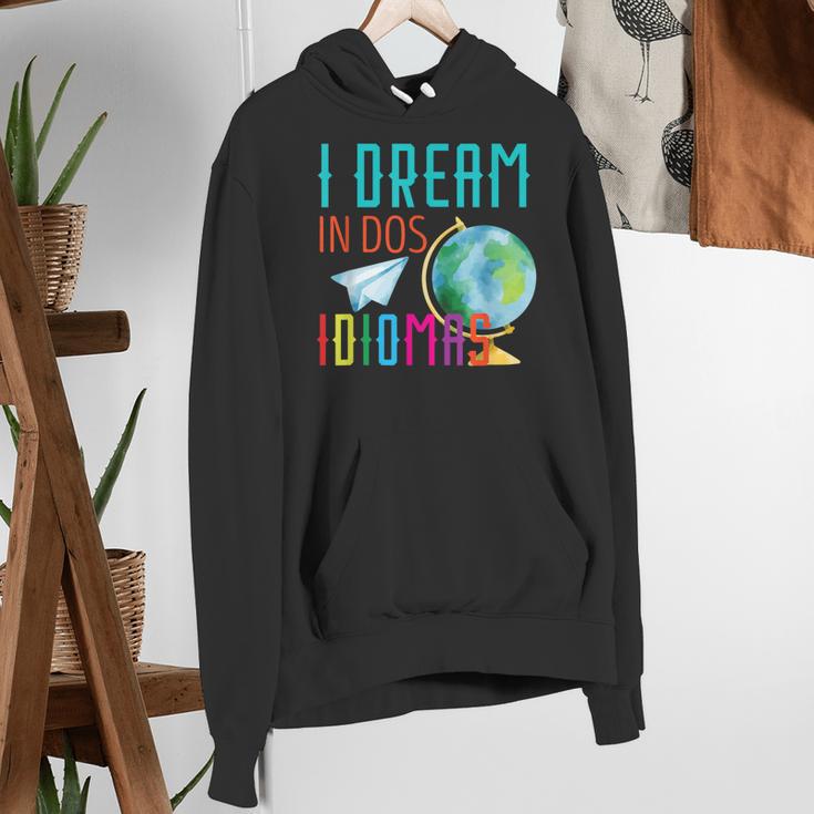 Multilingual Teacher In Dos Idiomas Linguist Language Women's Hoodie, funny gift Multilingual Teacher In Dos Idiomas Linguist Language Women's Hoodie, funny gift