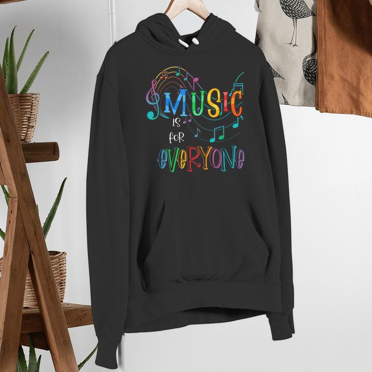 Music Is For Everyone Love For Music Teachers Women's Hoodie, funny gift Music Is For Everyone Love For Music Teachers Women's Hoodie, funny gift