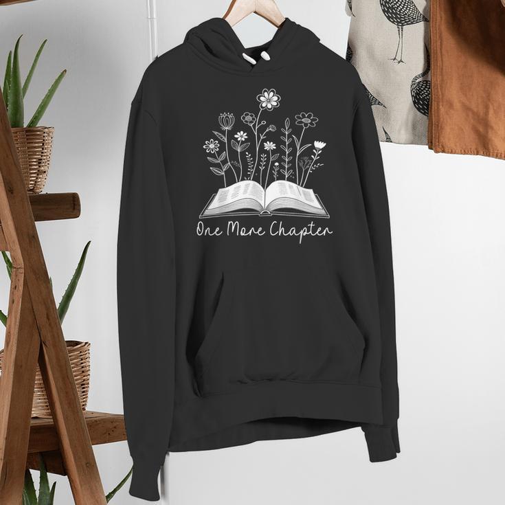 One-More Chapter Wildflower Reading Teacher Library Bookish Women's Hoodie, funny gift One-More Chapter Wildflower Reading Teacher Library Bookish Women's Hoodie, funny gift