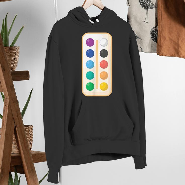 Paint Palette ArtSet Halloween Costume For Teachers Students For Men Women Kids Women's Hoodie, funny gift