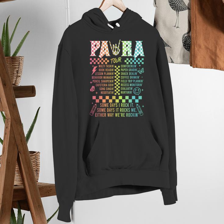 Para Tour Paraprofessional Squad Rock Teacher Back To School Women's Hoodie, funny gift Para Tour Paraprofessional Squad Rock Teacher Back To School Women's Hoodie, funny gift