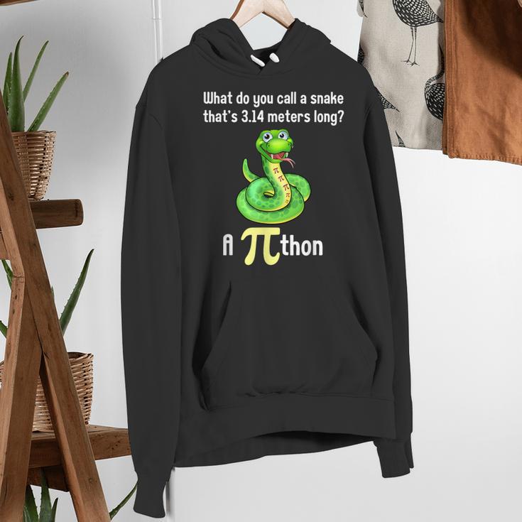 Pi Day Puns Pithon Math Teacher Jokes Women Men Kids Women's Hoodie, funny gift