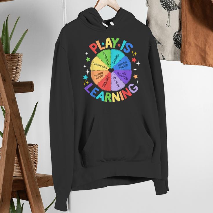 Play Is Learning Teacher Kindergarten For Men Women Kids Women's Hoodie, funny gift