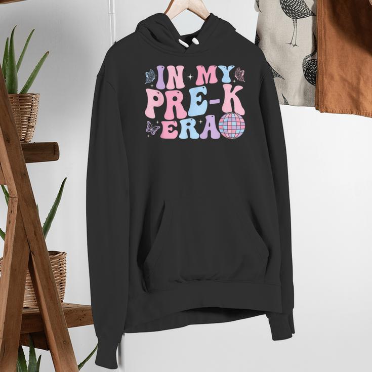 In My Pre K Era Groovy Back To School First Day Teacher Kids Women's Hoodie, Groovy Teacher Hoodies, funny gift In My Pre K Era Groovy Back To School First Day Teacher Kids Women's Hoodie, Groovy Teacher Hoodies, funny gift