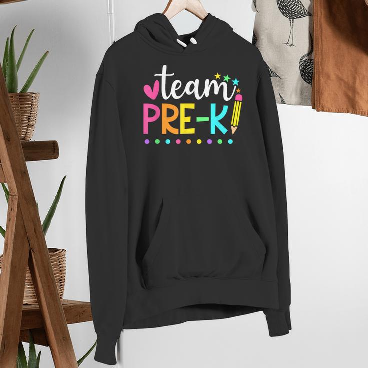 Pre-k Team Pencil Teacher Student Back To School Girls Women's Hoodie, funny gift Pre-k Team Pencil Teacher Student Back To School Girls Women's Hoodie, funny gift