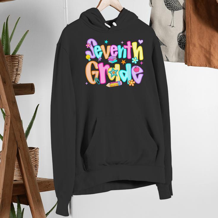 Preppy Seventh Grade Back To School 7th Grade Teachers Girls Women's Hoodie, funny gift Preppy Seventh Grade Back To School 7th Grade Teachers Girls Women's Hoodie, funny gift