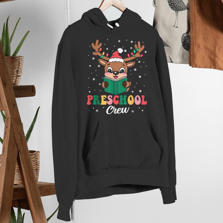 Preschool Crew Xmas Reindeer Teacher Student Christmas Women's Hoodie, funny gift Preschool Crew Xmas Reindeer Teacher Student Christmas Women's Hoodie, funny gift