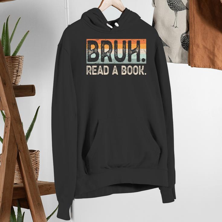 Read A Book Bruh Cool Ela English Teacher Reading Literature Women's Hoodie, English Teacher Hoodies, funny gift