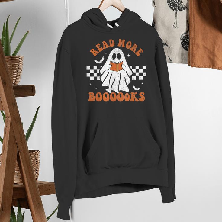Read More Books Cute Ghost Reading Book Teacher Halloween Women's Hoodie, funny gift Read More Books Cute Ghost Reading Book Teacher Halloween Women's Hoodie, funny gift