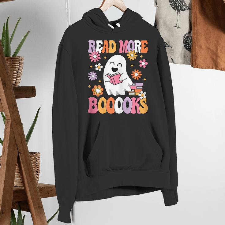 Read More Books Groovy Halloween Teacher Women Women's Hoodie, Groovy Teacher Hoodies, funny gift