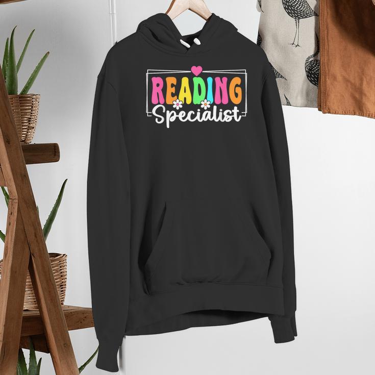 Reading Specialist Back To School Reading Teacher Women's Hoodie, funny gift