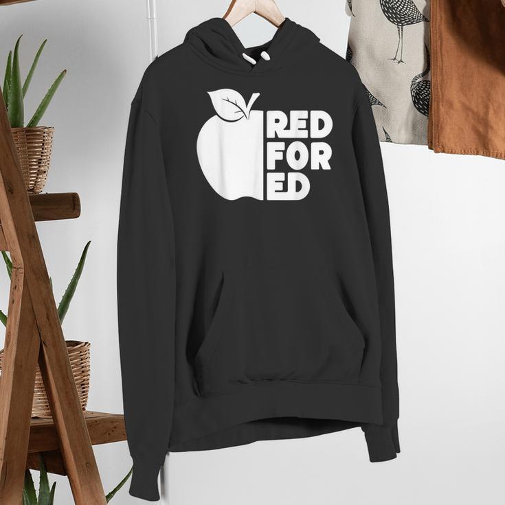 Red For Ed Teacher Support Public Education For Men Women Kids Women's Hoodie, funny gift Red For Ed Teacher Support Public Education For Men Women Kids Women's Hoodie, funny gift