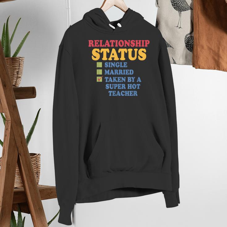 Relationship Status Single Married Hot Teacher Women's Hoodie, funny gift