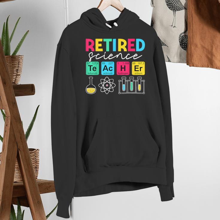 Retired Science Teacher Periodic Table Teacher Life Women's Hoodie, Science Teacher Hoodies, funny gift