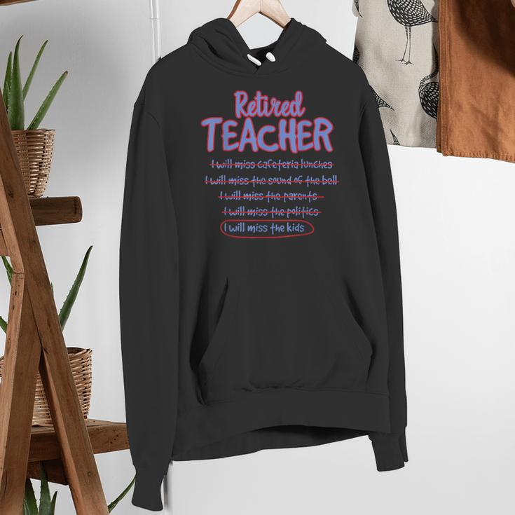 Retiring Teacher Tshirt For Retired Teachers For Men Women Women's Hoodie, funny gift