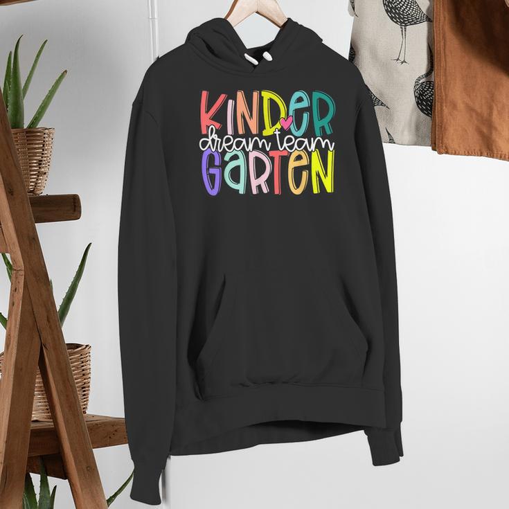 Retro Kindergarten Dream Team Back To School Teacher Kids Women's Hoodie, funny gift Retro Kindergarten Dream Team Back To School Teacher Kids Women's Hoodie, funny gift