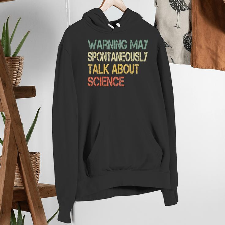 Retro Scientist Warning May Talk About Science Teacher Women's Hoodie, Science Teacher Hoodies, funny gift Retro Scientist Warning May Talk About Science Teacher Women's Hoodie, Science Teacher Hoodies, funny gift