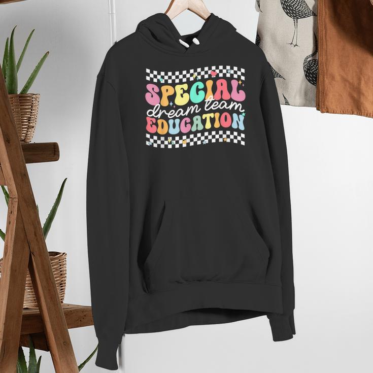Retro Special Education Squad Groovy Dream Team SPED Teacher Women's Hoodie, Groovy Teacher Hoodies, funny gift Retro Special Education Squad Groovy Dream Team SPED Teacher Women's Hoodie, Groovy Teacher Hoodies, funny gift
