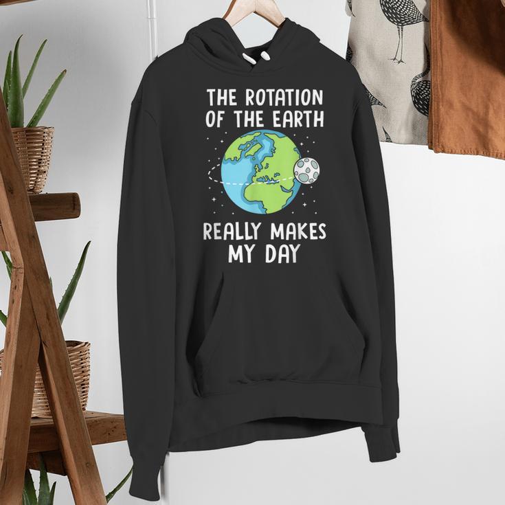 Rotation Of The Earth Makes My Day Science Teacher Earth Day Women's Hoodie, Science Teacher Hoodies, funny gift
