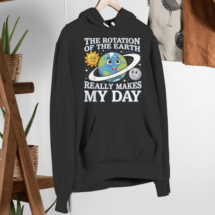 Rotation Of Earth Science Teacher Earth Day Men Women Women's Hoodie, Science Teacher Hoodies, funny gift