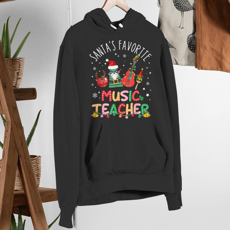 Santa's Favorite Music Teacher Christmas Santa Hat Matching Women's Hoodie, funny gift Santa's Favorite Music Teacher Christmas Santa Hat Matching Women's Hoodie, funny gift