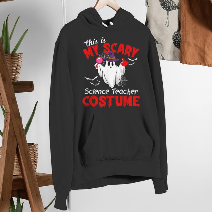 This Is My Scary Science Teacher Costume Ghost Halloween Women's Hoodie, Science Teacher Hoodies, funny gift This Is My Scary Science Teacher Costume Ghost Halloween Women's Hoodie, Science Teacher Hoodies, funny gift