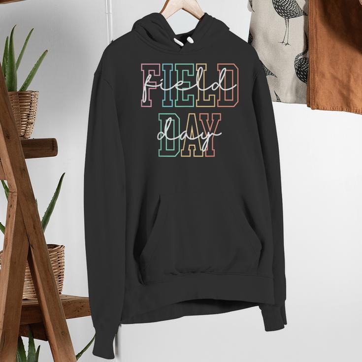 School Field Day Happy Field Day Tee Teacher Life Summer Women's Hoodie, funny gift